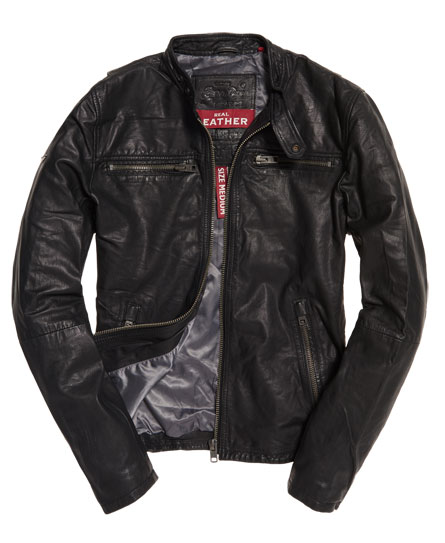 Affordable Leather Jackets - Superdry Leather Jacket